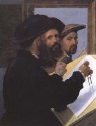 Giovanni Battista Paggi Self-Portrait with an Architect Friend USA oil painting artist